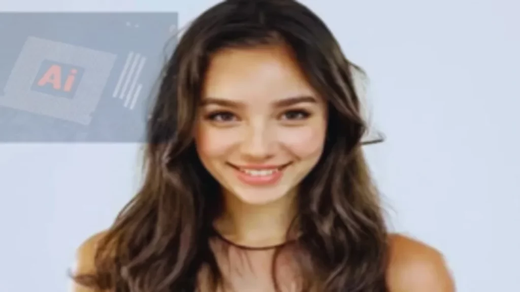 ممثلة مطورة بالذكاء الصناعي