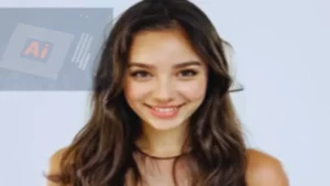 ممثلة مطورة بالذكاء الصناعي