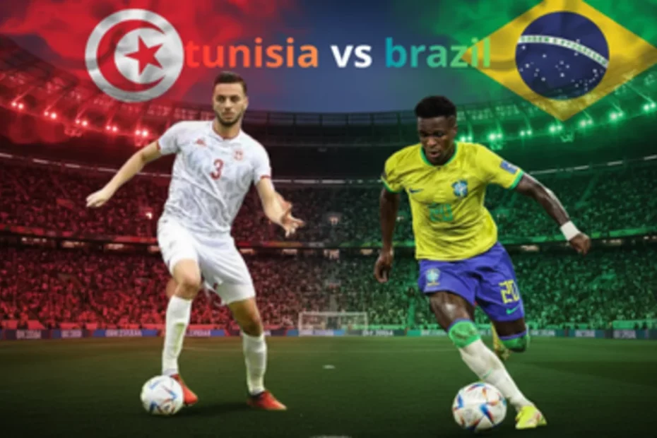 لقاء من الوزن الثقيل تونس و البرازيل