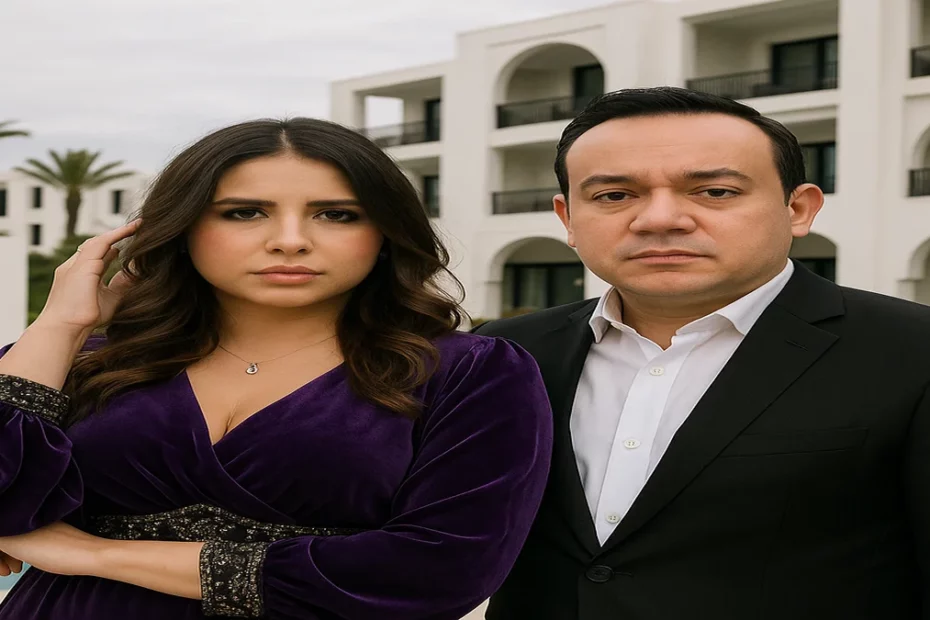 علاء الشابي و زوجته - صورة مولدة بالذكاء الاصطناعي-