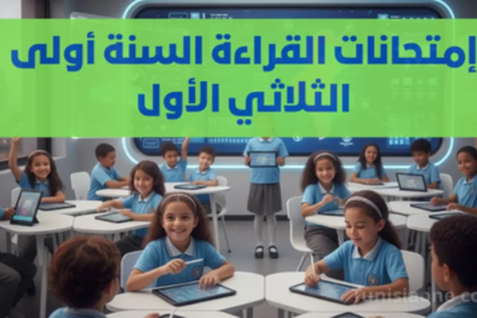 إمتحانات القراءة السنة اولى الثلاثي الاول