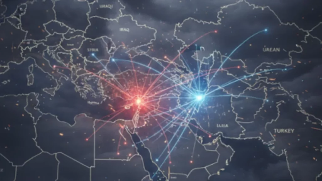 خريطة الشرق الاوسط