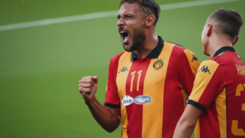 البلايلي خلال احدى المباريات بالدوري التونسي